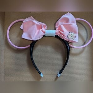 Small shop Pink pig 3d printed headband ears